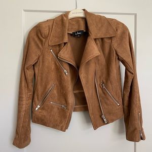 Lulu’s brown suede jacket size S